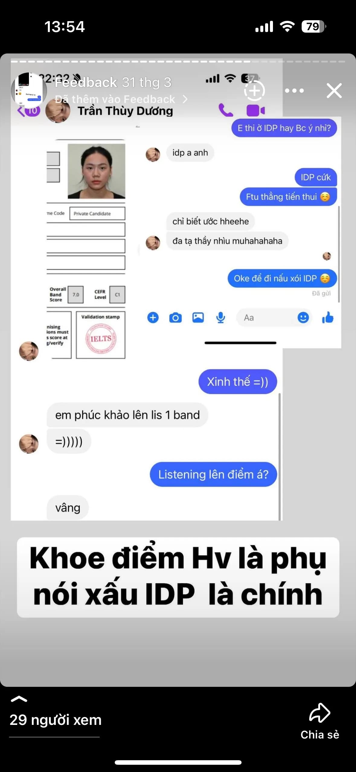 Chat feedback