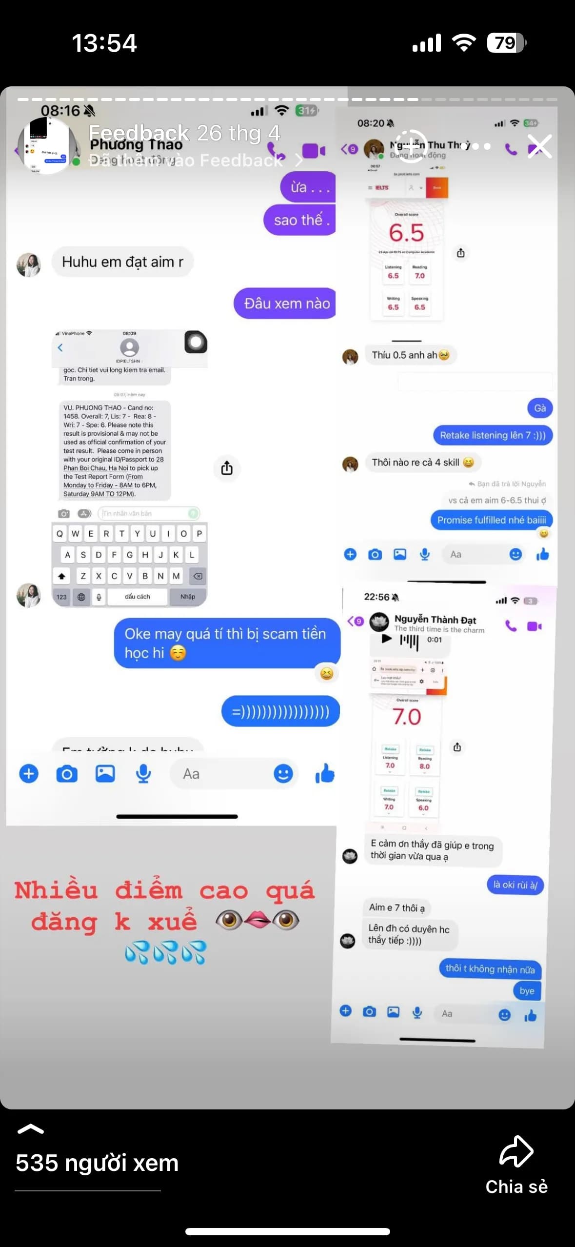 Chat feedback