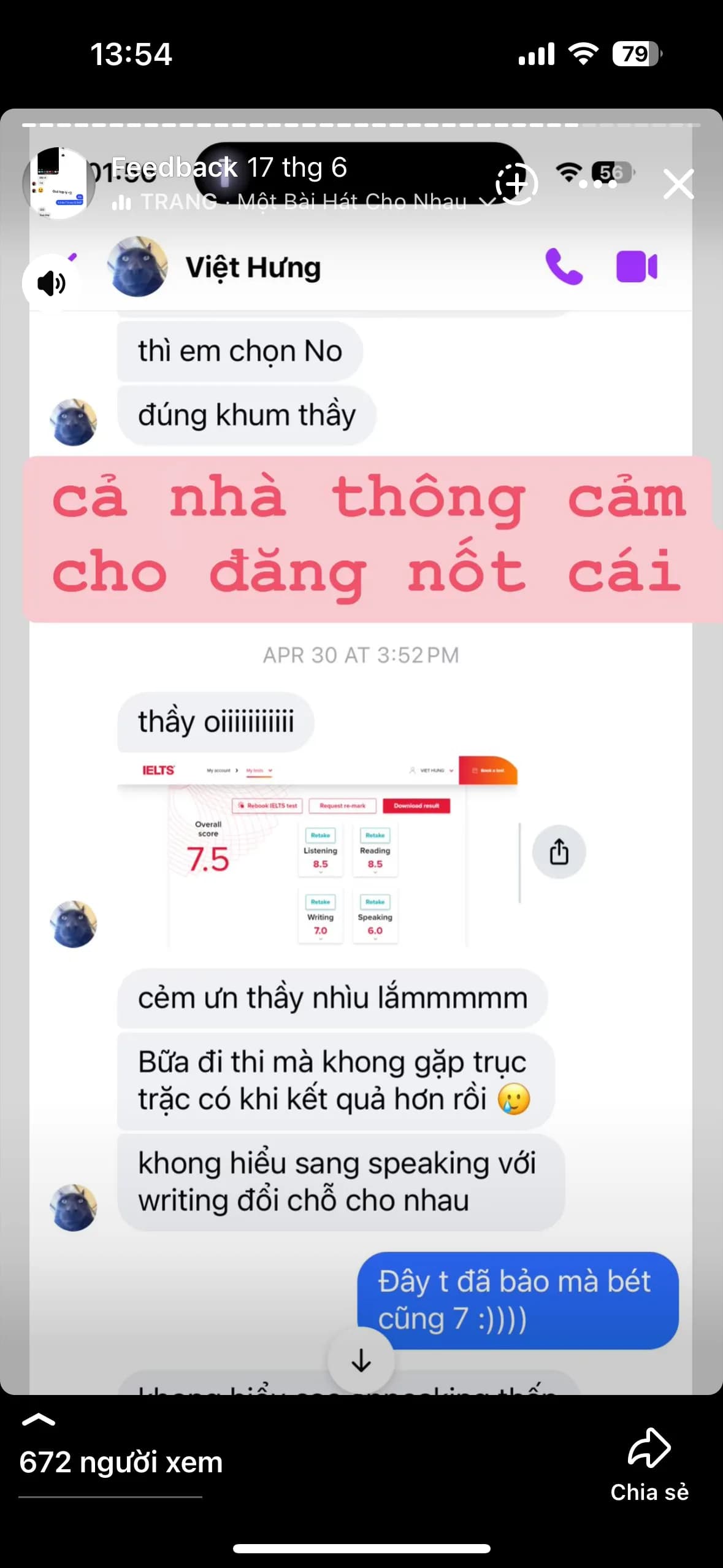 Chat feedback