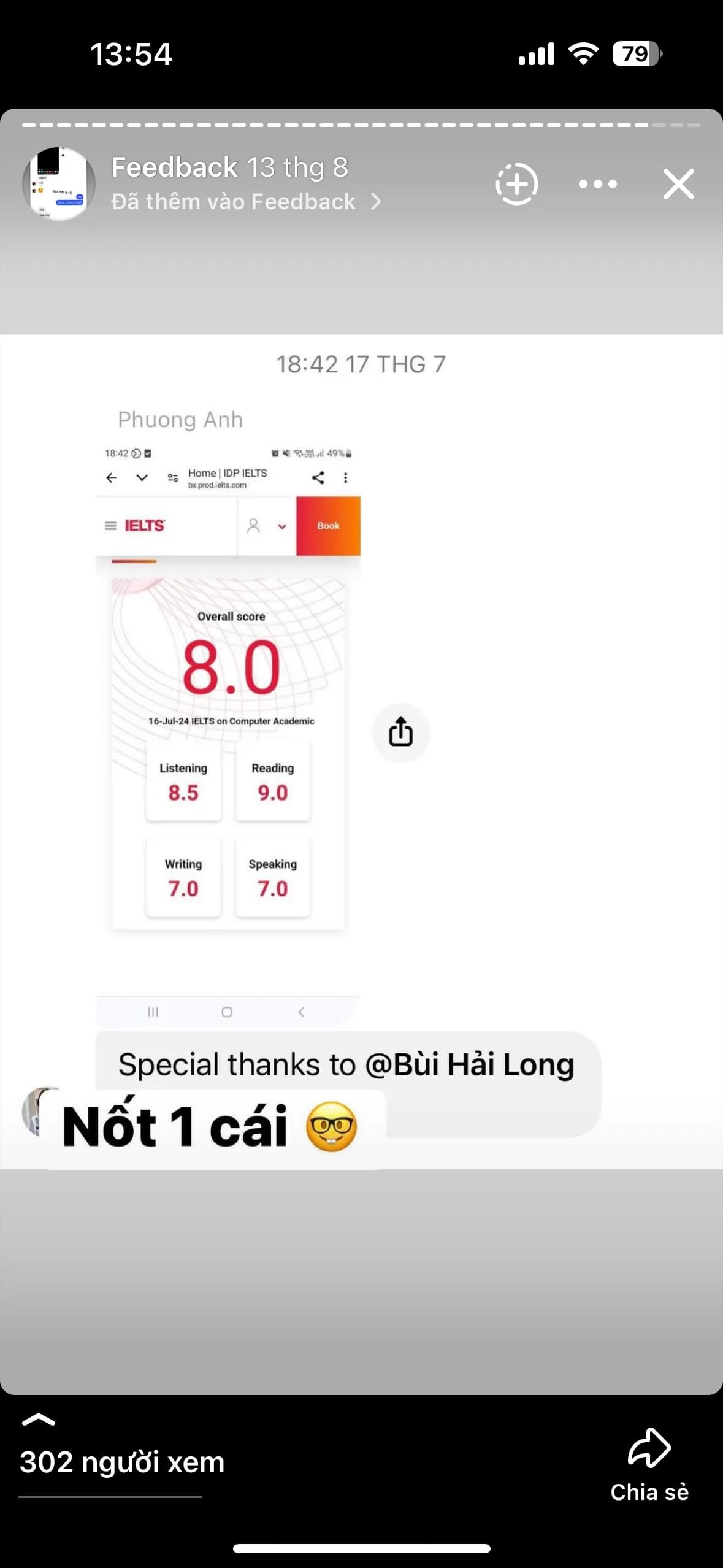 Chat feedback