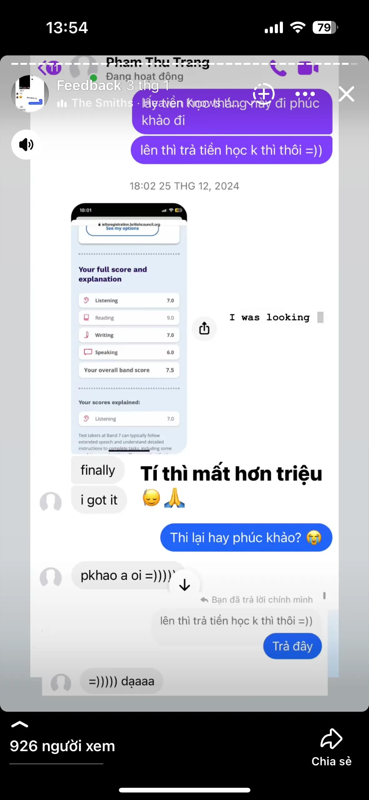 Chat feedback