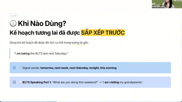 Thì Hiện tại tiếp diễn — Present Continuous