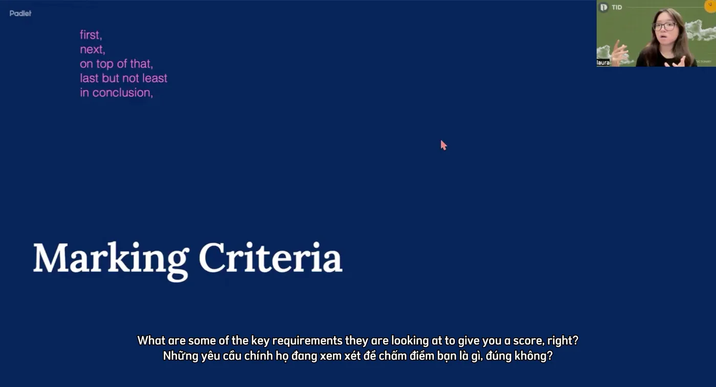 Unit 2: Test Format & Marking Criteria